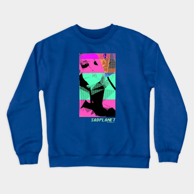 SadPlanet(Thoughts) Crewneck Sweatshirt by GrounBEEFtaxi